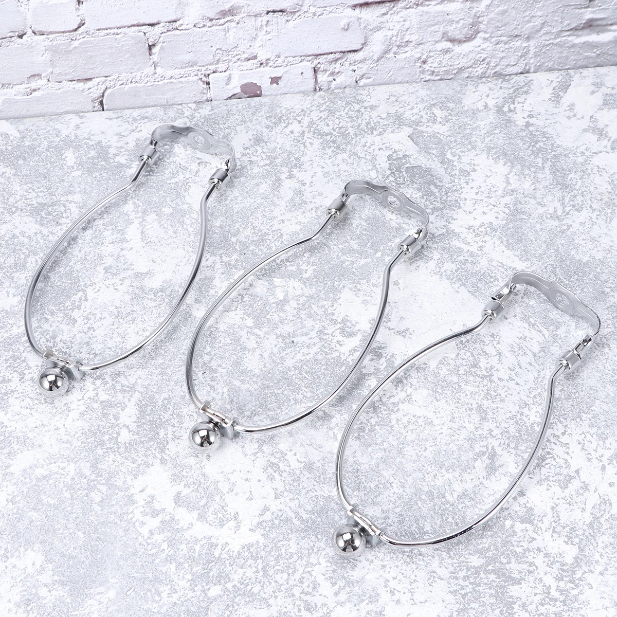 

2Pcs High Horn Lamp Frame Bracket for Floor Table Lamps Detachable Stable 205mm Height Crystal Lamp