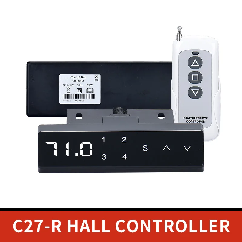 Imagem -06 - Atuador Linear Elétrico Controlador Hall Sincronizar Controle Altura Display dc Motor Lift Pcs