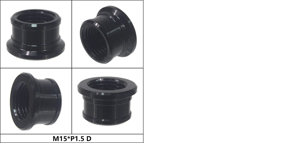 HEPPE MTB Rennrad Steckachse Mutter M12 M14 M15 Gewinde Achsmuttern Fahrradnabenrohr Welle Spießkappe für P1.0/1.25/1.5/1.75mm Thru Alxe – Detail 28