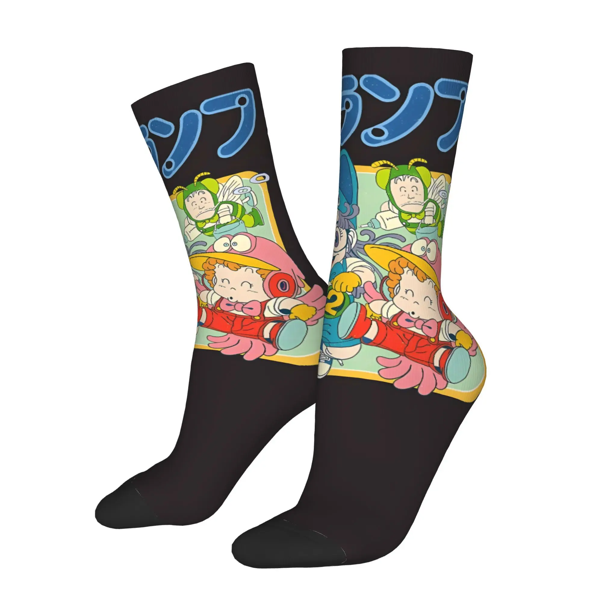 

Cute Anime Robot Girl Unisex Winter Socks Running Happy Socks Street Style Crazy Sock