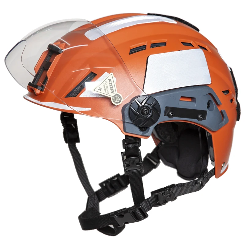 Bike Safely Cap Emergency Rescue Fire Rescue Lightweight Cycling Sports Riding Adjustable Helmet With NVG Mount