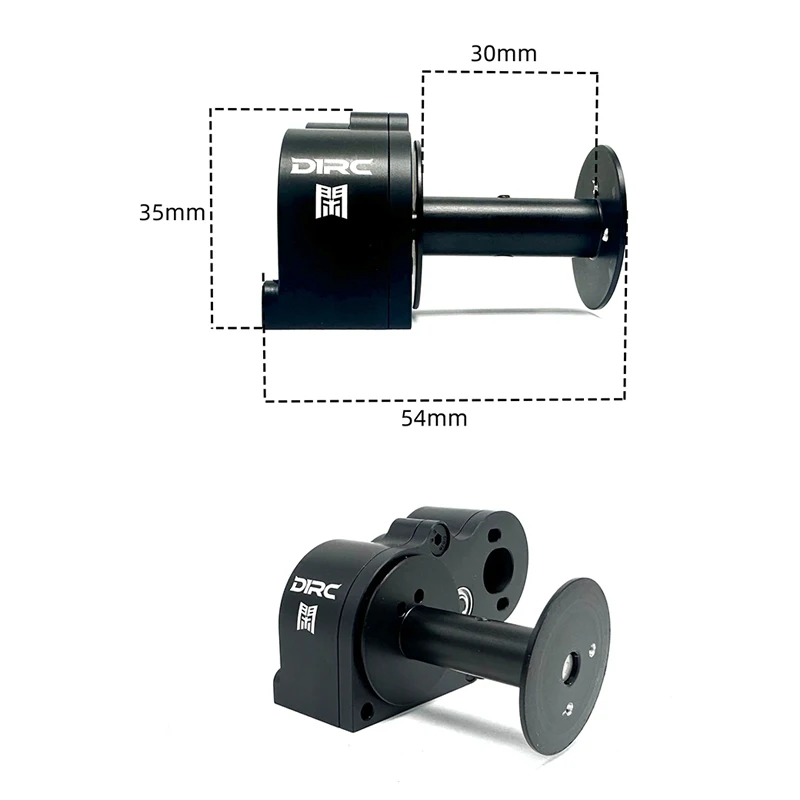 

New Second Generation Upgraded Winch Rainforest Chariot Winch Low Center of Gravity for 1/10 RC Crawler Car Traxxas Modification