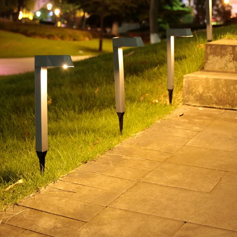 Imagem -04 - Impermeável Solar Pathway Lights Bright Solar Path Lights Jardim Lampu Outdoor Guide Light Decore para Sideway Driveway Walkway