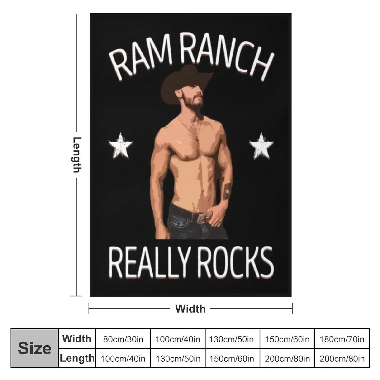 Ram Ranch T-ShirtRam Ranch Really Rocks Throw Blanket Summer Beddings Flannel Bed covers Blankets