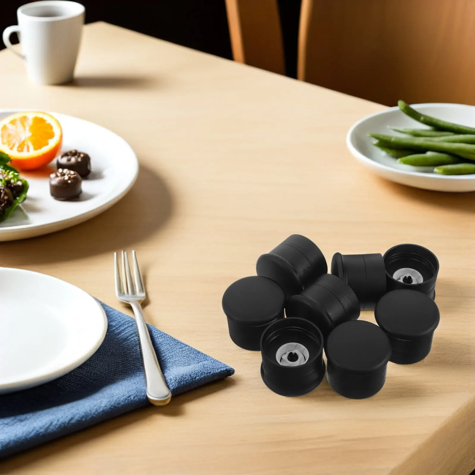 8Pcs Manual Pepper Grinder Lid Covers 4Cm Adjustable Coarseness Salt Mill Caps Kitchen Spice Jar Replacement Parts