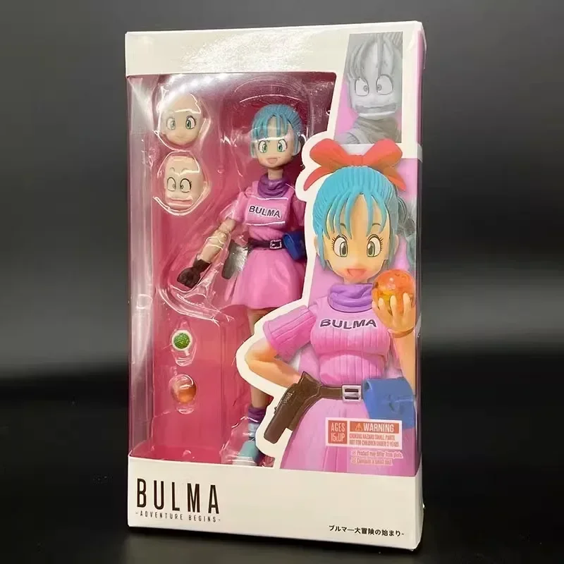 Original SHF Dragon Ball Bulma Bulma's Motorcycle NO.9 Anime Action Figures Model Toys Collection Ornaments Kids Gifts In Stock