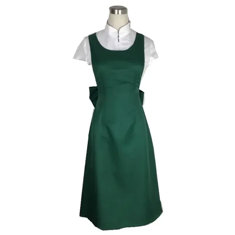 Disfraz de Cosplay de Anime Uzumaki, madre Uzumaki Kushina para Halloween, Carnaval, Navidad, vestido de fiesta elegante, delantal, traje con lazo, camisa
