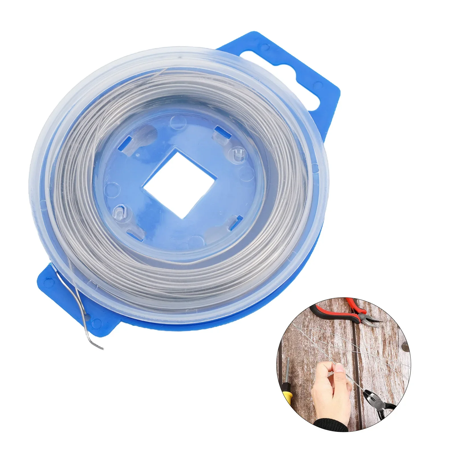 

50 Ft Safety Wire Color As The Picture Shows 304 Stainless Steel Wire Locking Mechanism Meets Aircraft Grade Specifications