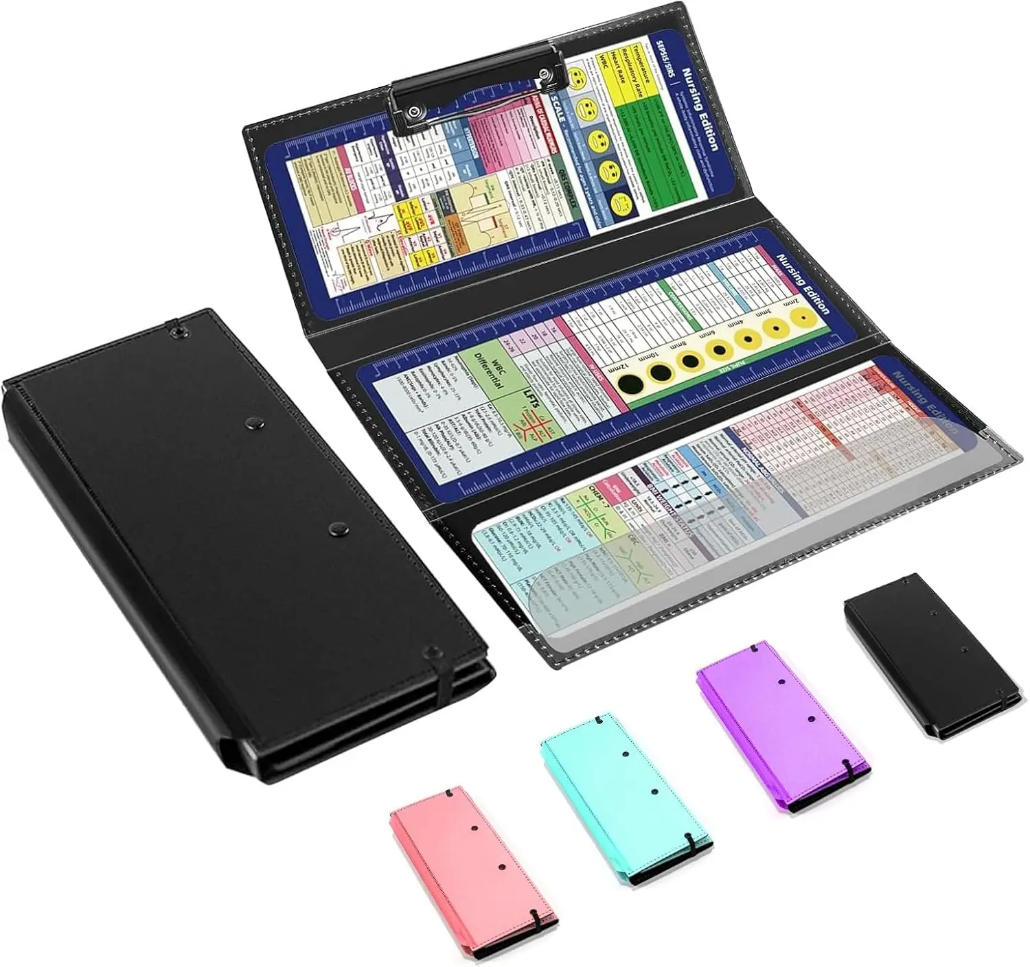 

nursing clipboard Nursing Edition Cheat Sheets Aluminum 3 Layers Foldable Clipboard Nursing Clipboard Foldable Clipboard Medic