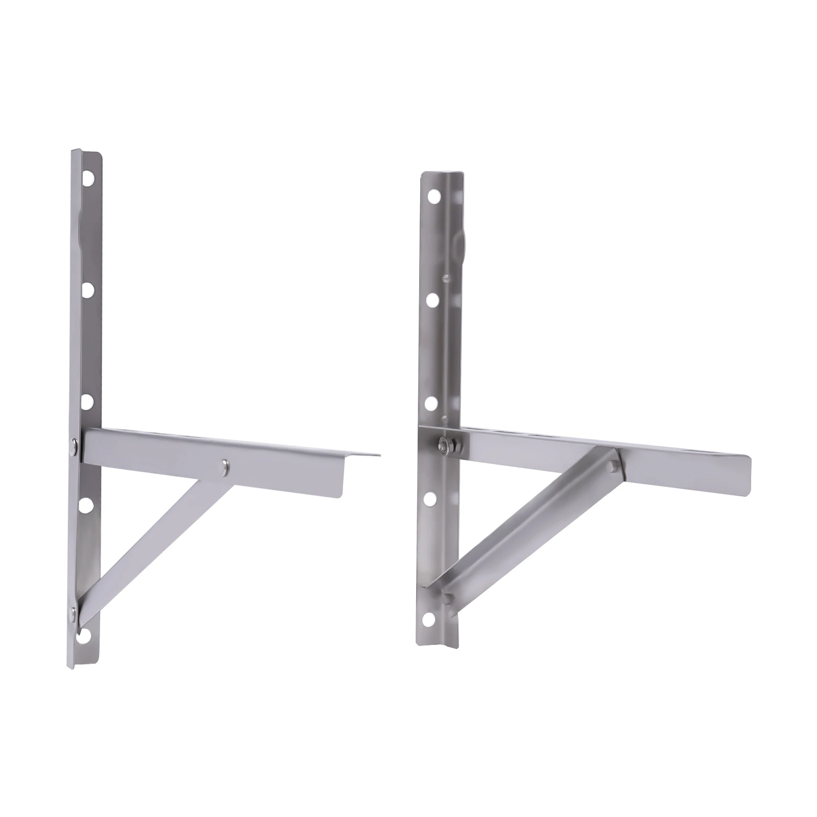 2 PCS Stainless Steel Wall Mounting Air Conditioner Bracket Condenser Protection Anti-Rust & Durable Fit 1-1.5P
