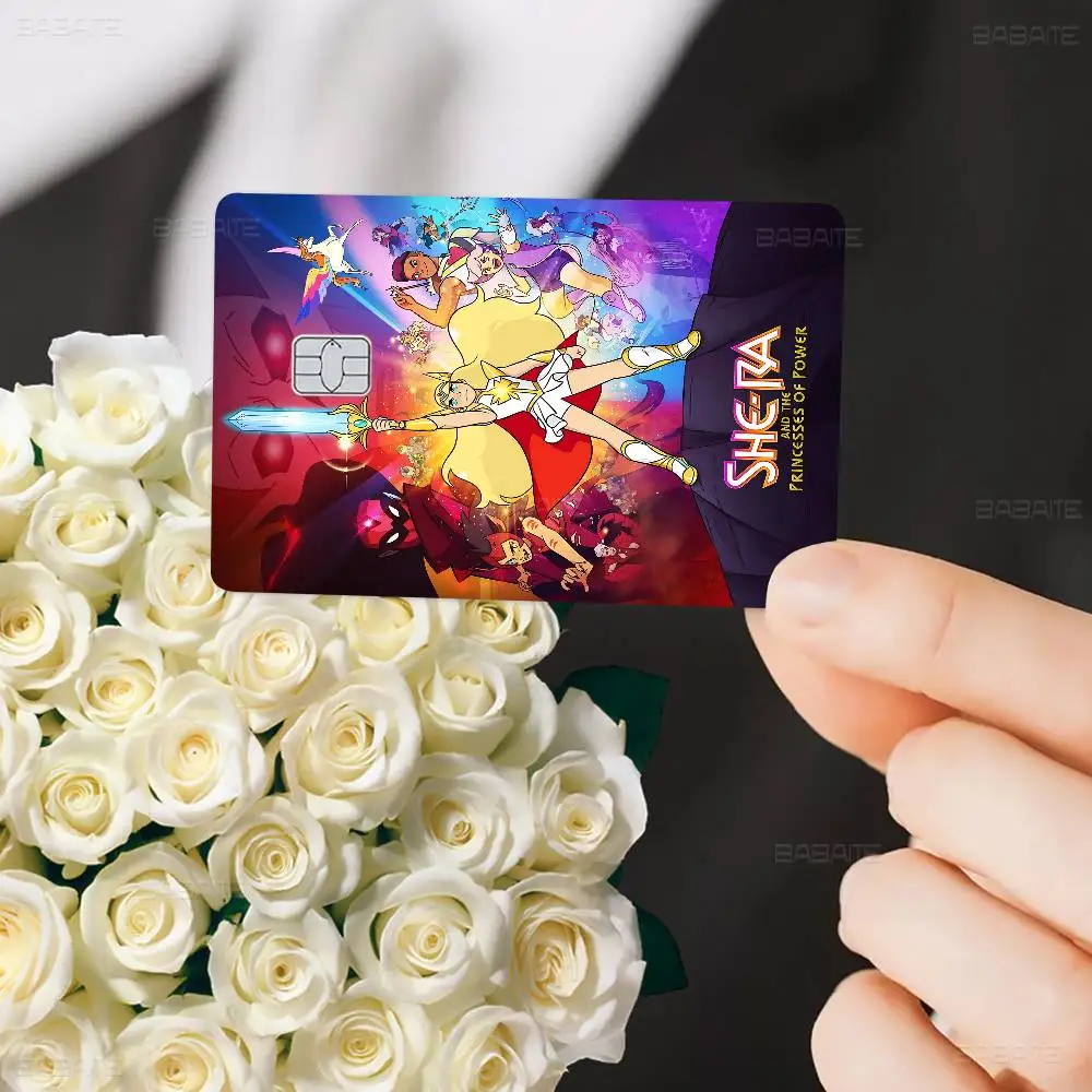 She Ra And The Princesses Of Power Movie 100% Hot Sale Amine Credit Debit Bank Card Bus Card Film Skin Sticker