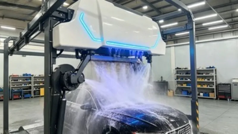 China Electric Single-Arm Touchless Car Wash Automatic Machine Pressure Cleaning And Foaming Function For Cars