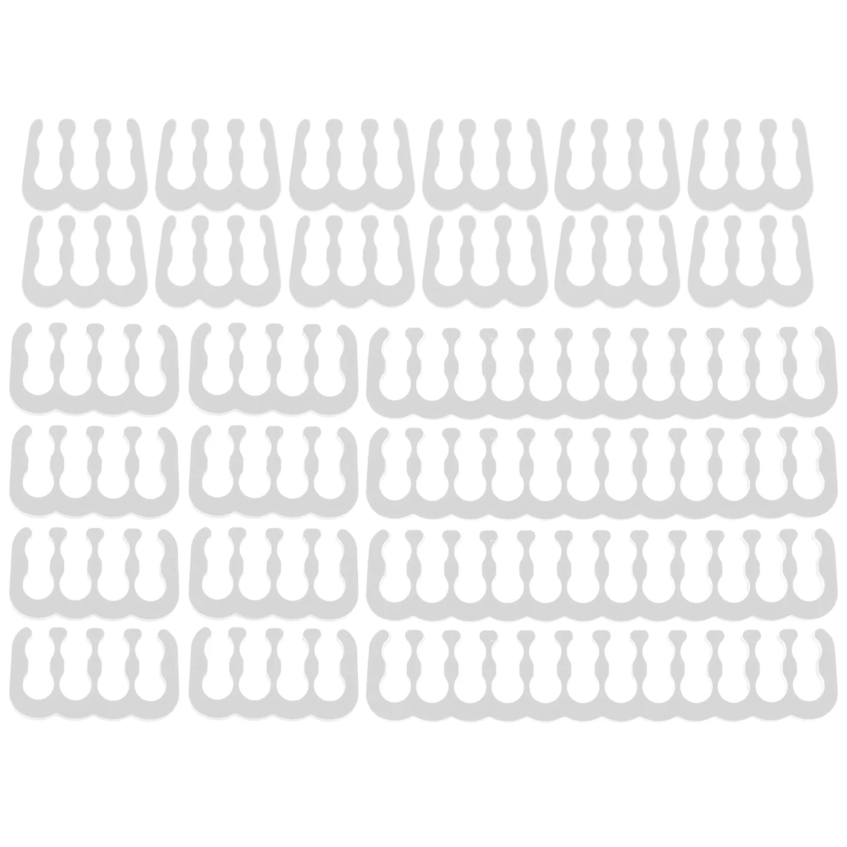 

24pcs 6/8/24 Comb For Sleeve Organizer Cables Pc Wire Management Clamp Organizer Clip Cable Clamp Cable Manager