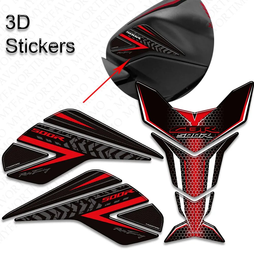 

For Honda CBR500R CBR 500 R 500R Motorcycle Protector Tank Pad Side Grips Gas Fuel Oil Kit Knee Stickers Decals