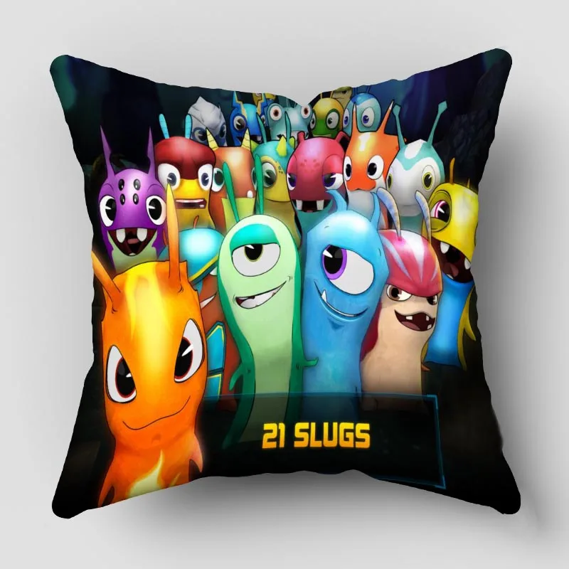 Pillow Cover Home Decor Cushion Cover Slugterra Covers Custom Sofa Bed Printed Pillow Case Living Room Decorative WJY12.25