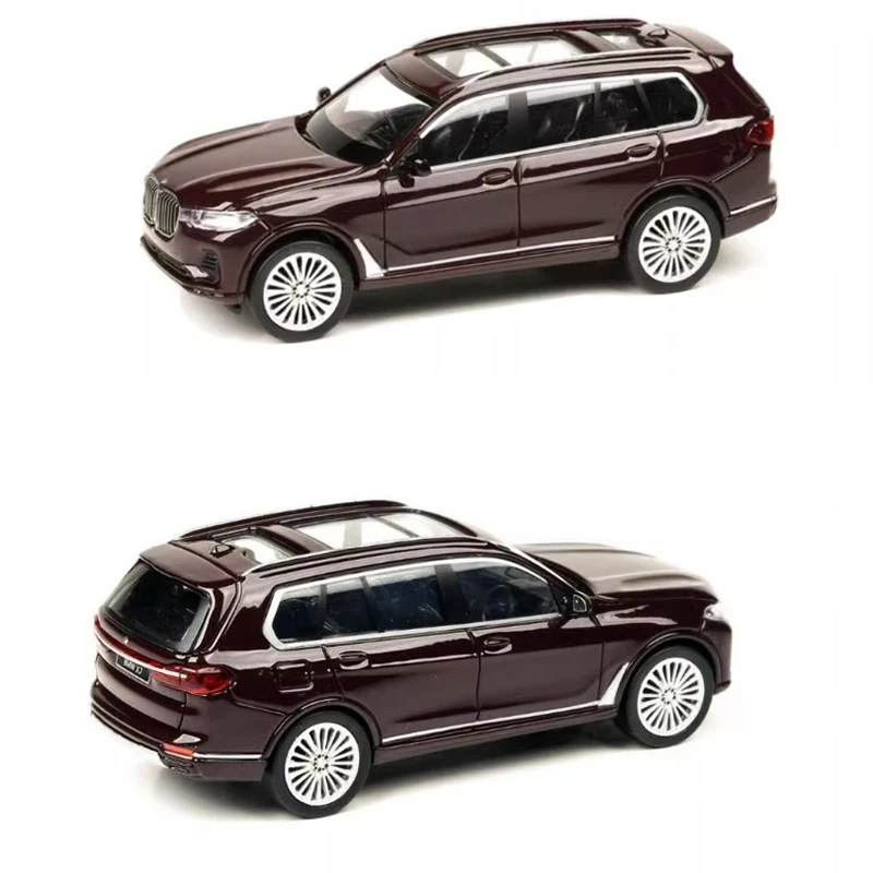 Para64 1:64 مقياس X7 SUV سيارة رياضية سبيكة محاكاة نموذج سيارة مجموعة ثابتة مزينة هدايا العيد اللعب هدية تذكارية