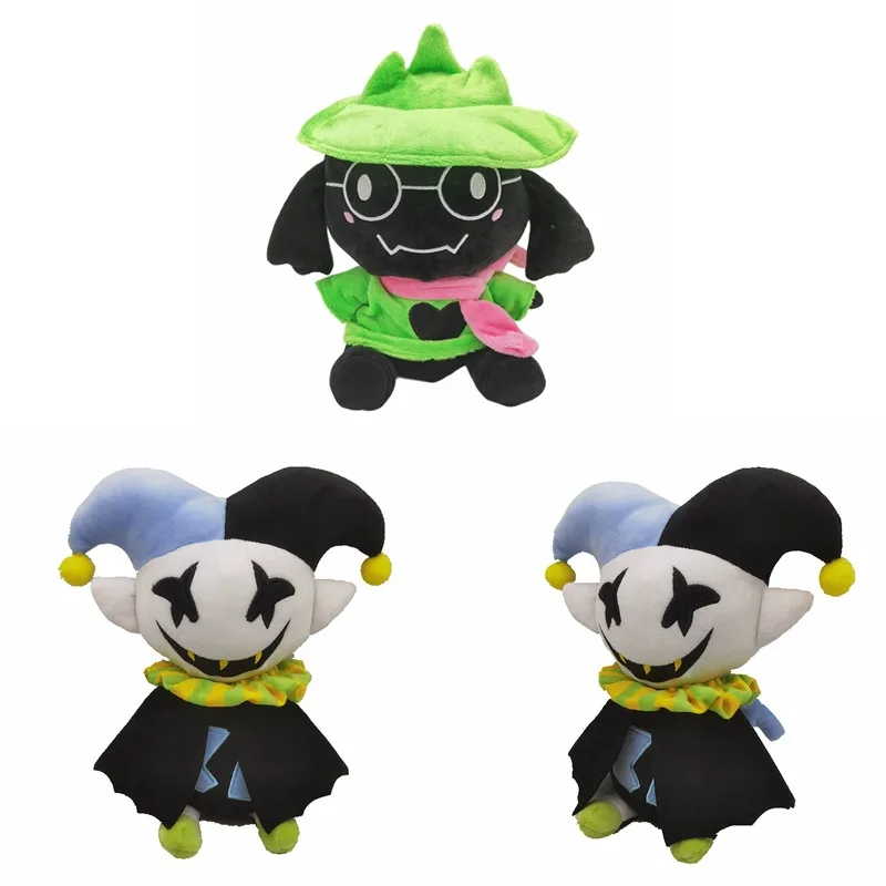 

Jevil Deltarune Plush Toy Cartoon Ralsei Lancer Plushie Toy Animals Stuffed Toys Figure Decoration Pillow Christmas Gifts