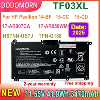 DODOMORN TF03XL batería del ordenador portátil para HP Pavilion 14-BF 15-CC 15-CD 17-AR 17-AR007CA 17-AR050WM HSTNN-UB7J 920046 -541TPN-Q188 41Wh