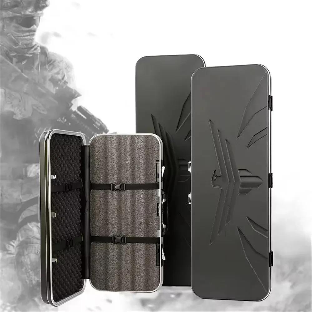 90cm Thickened Code Tool Case for Instrument Box Golf Bows Sniper Rifles with Pre Cut Foam Waterproof Wear-resistant Shockproof