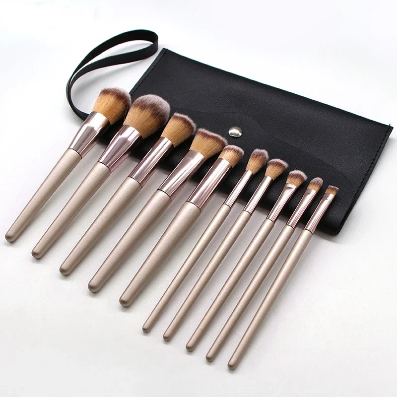 1/10pcs Professional Makeup Brush Set for Women Face Basic Foundation Powder Makeup Flat Head Makeup Brush Tools Cosmetic Brush