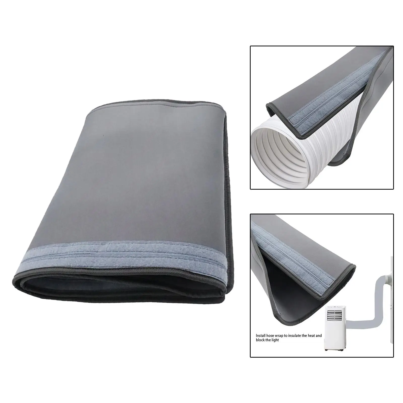 Air Conditioner Hose Wrap Cover Dust Proof for 5 inch 6 inch Tube Insulated House Sleeve for Living Room Air Outlet Pipe Tube