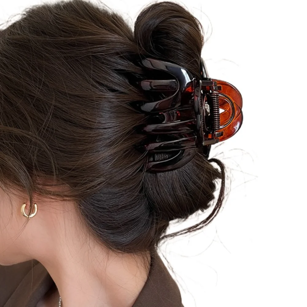 

Updo French Style Pumpkin Hair Claw Funny Cute Hair Grab Headwear 9cm/3.54inch Shark Clip Headdress