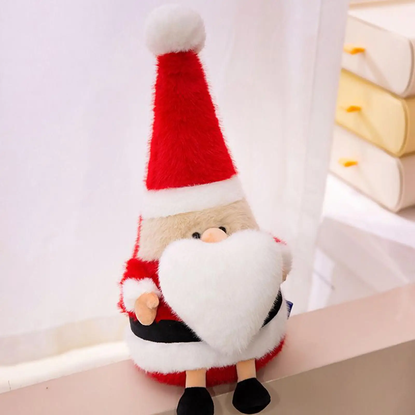 Pluche Kerstspeelgoed Kerstman Kerstboom Decor Pop Zacht Vakantie Sierkussen Voor Slaapkamer Woonkamer Studeerkamer Auto