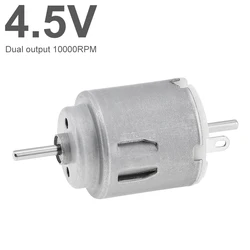 R140 DC Motor Double Shaft Output 4.5V 10000RPM High Speed Micro Motor for DIY Toys Electric Tools
