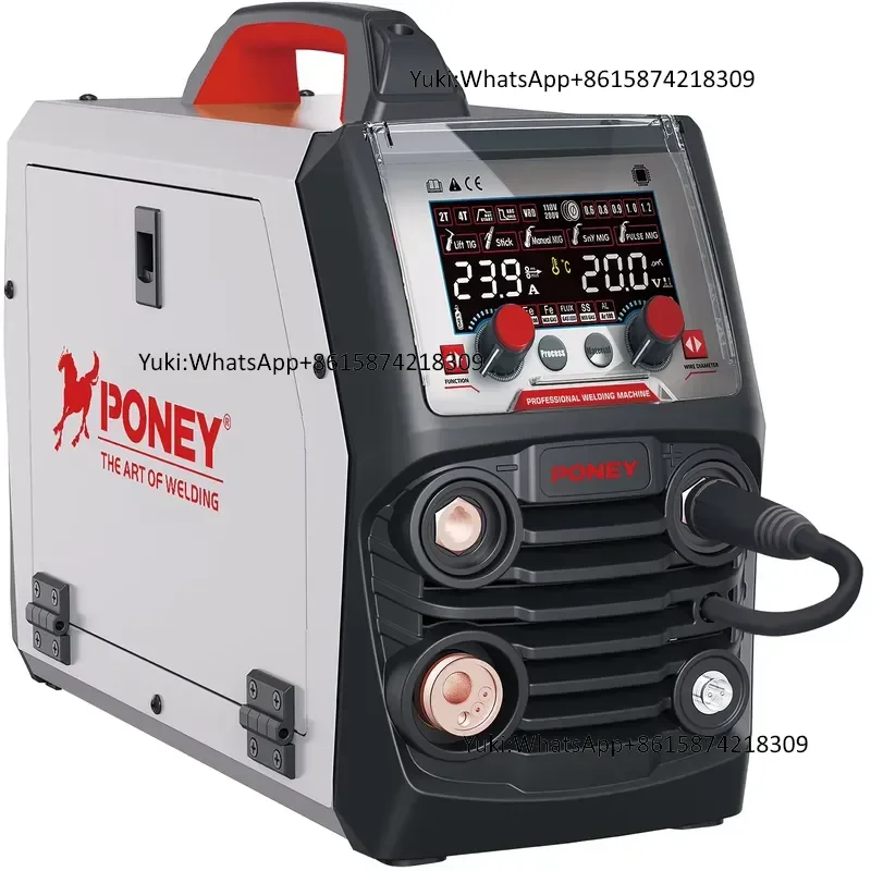 New MIG 200 Welder, Inverter CO2 Gas Tool, Single Pulse Aluminum Welder with DC Motor, Household Soldadoras Mig