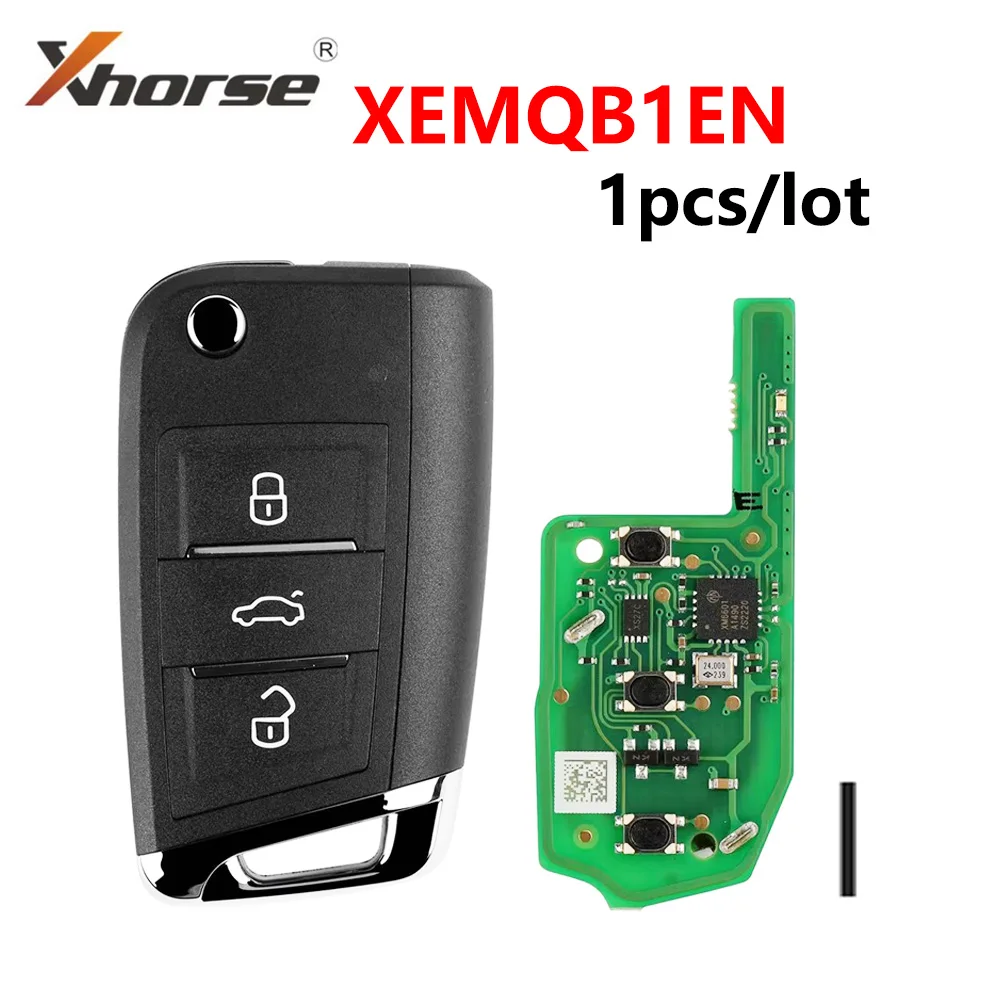 1PCS Xhorse XEMQB1EN VVDI Super Smart Remote Control Key MQB Style English Version