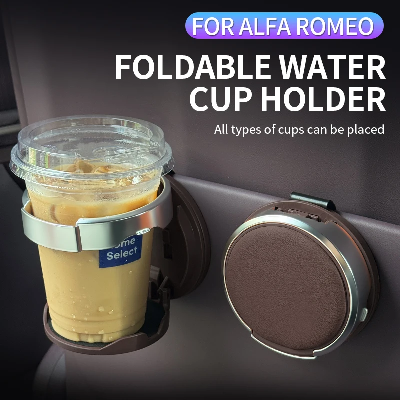 Universal car interior accessories cup holder storage rack for Alfa Romeo 2016‑2026 Giulia Stelvio MiTo Tonale full car series