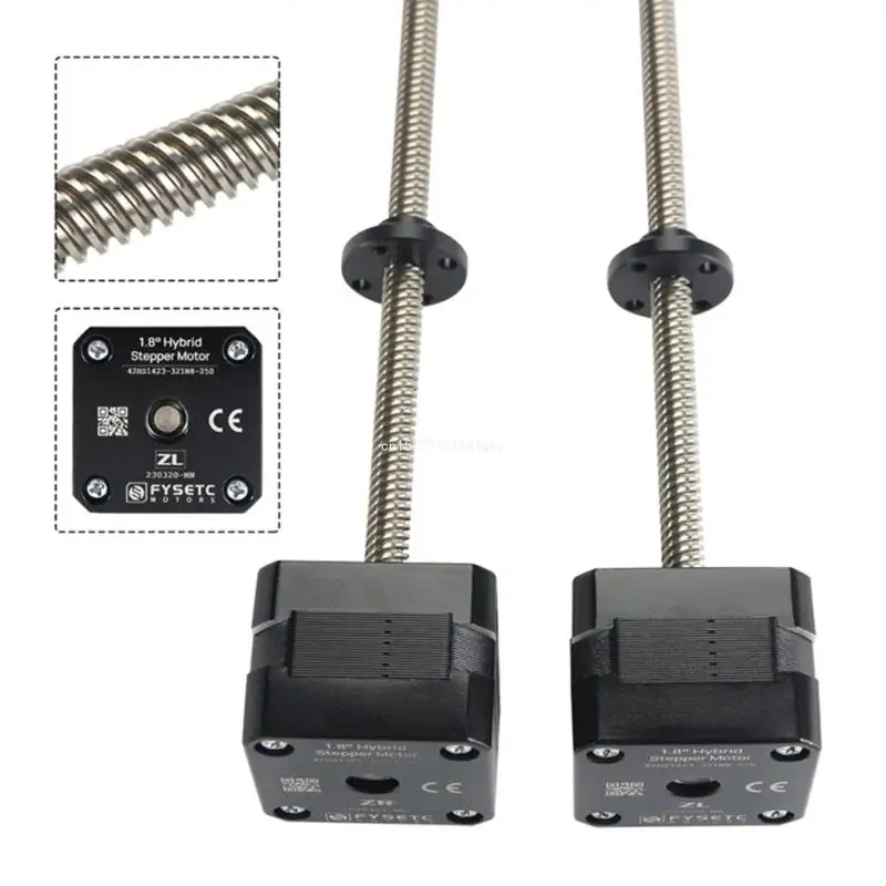 for Prusai3 MK3S+ 3D Printer Accessory 42 Stepper Motor With Trapezoidal Lead8 Screw Dropship