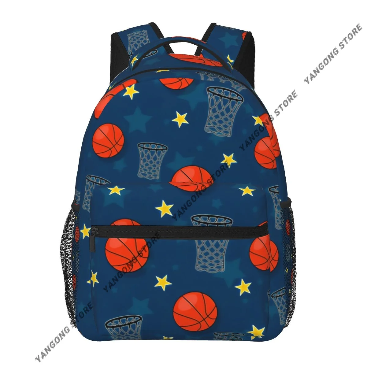 Backpack Casual Travel Bag Basketball Theme School Bag Fashion Shoulder Bag For Teenage Girl Bagpack