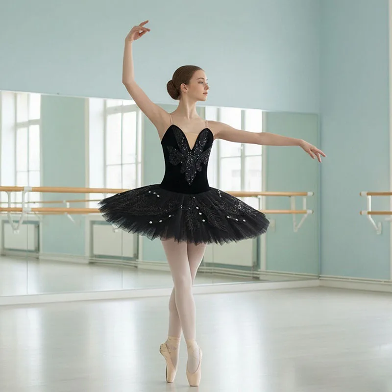 

New Ballet Tutu Skirt For Girls Professional Ballet Dress Adult Women Red Performance Costume Ballerina Leotard Dance Clothes