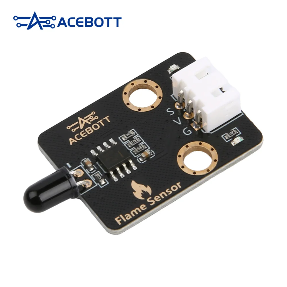 ACEBOTT Flame Sensor Fire Detection Sensor Module Compatible With For Arduino