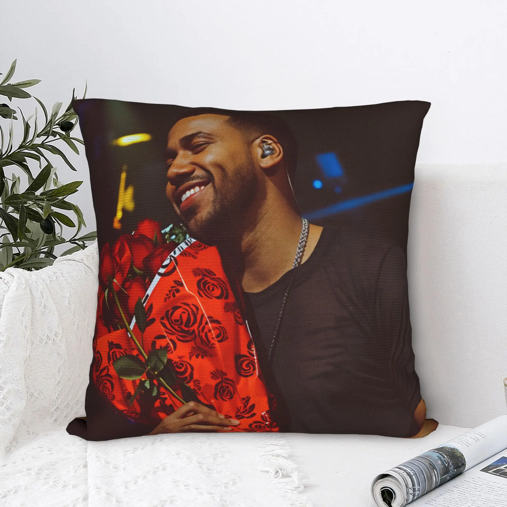 Latin Singer R-romeo Santos  Pillow Cover  Print Cushion Cover Novelty Pillow Case For Office Car Home Decor