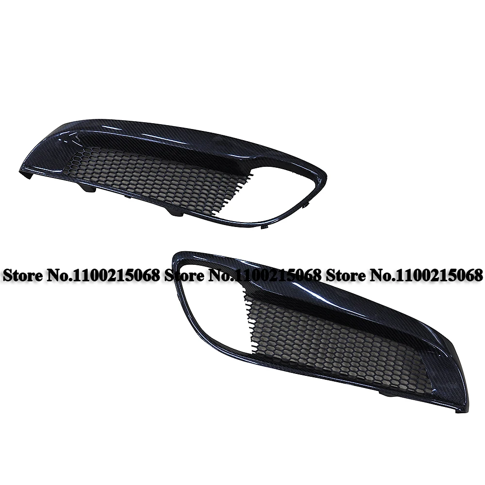 For Hyundai Genesis Coupe 2009-2011 Carbon Fiber Fog Lamp Covers Car Fog Light Mask Auto Tuning