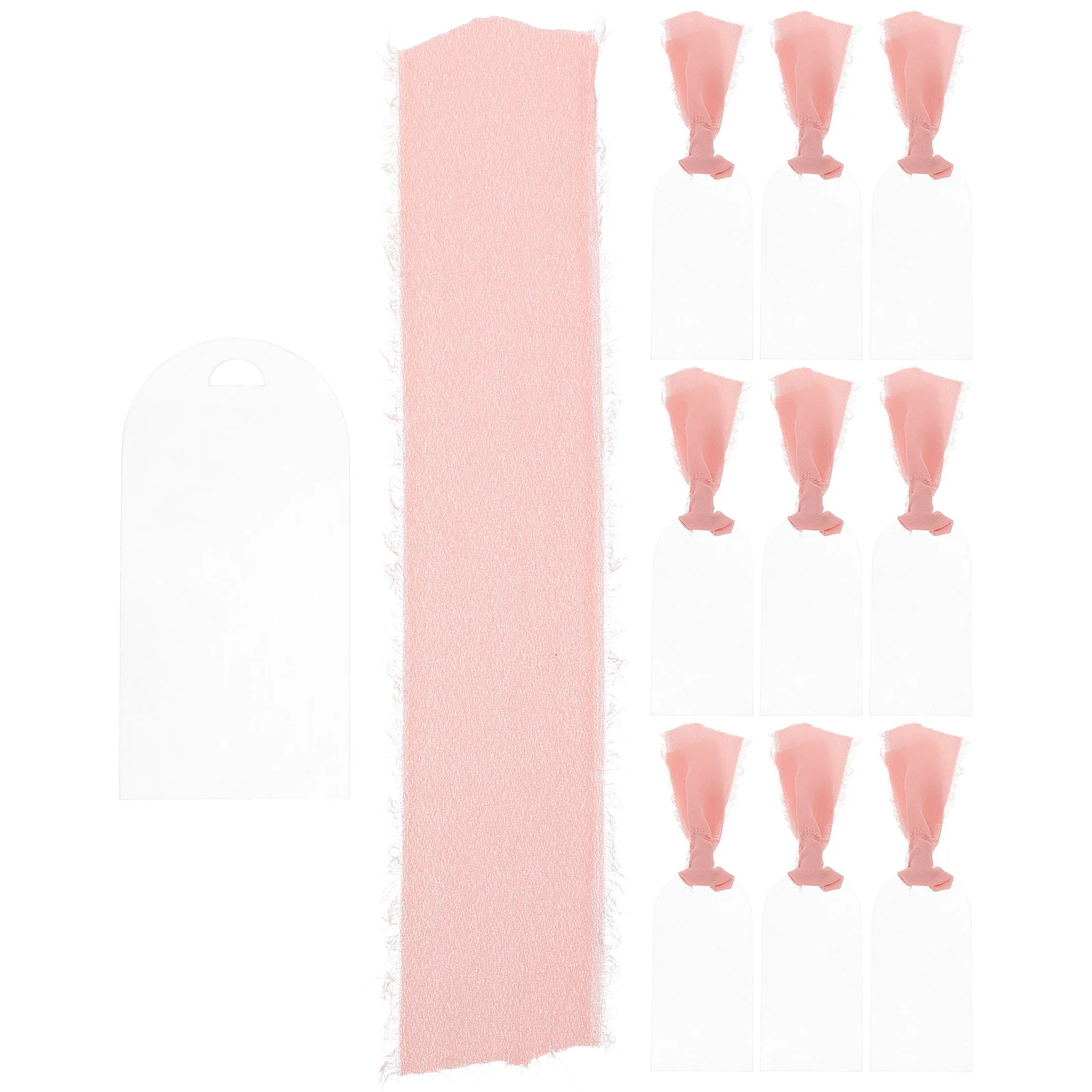 

10Pcs Acrylic Transparent Wedding Reserved Signs Chair Hanging Tags for Party Seating and Decor Chair Tag Decor