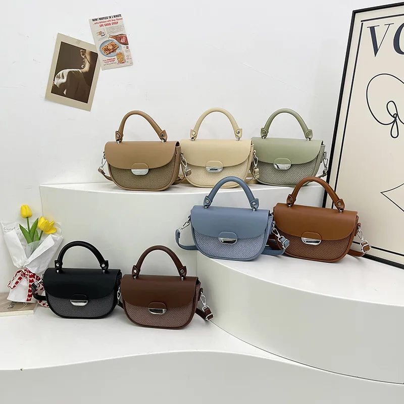 حقيبة كروس نسائية كلاسيكية جديدة لعام 2025، محفظة كتف متعددة الاتجاهات من الجلد الطبيعي، حقيبة ذات سعة كبيرة للعمل والمواعدة غير الرسمية #1