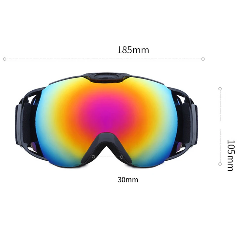 High-definition Anti-fog Skiing Goggles Snow Glasses Ski Winter Windproof Snowboard Snowmobile Eyewear