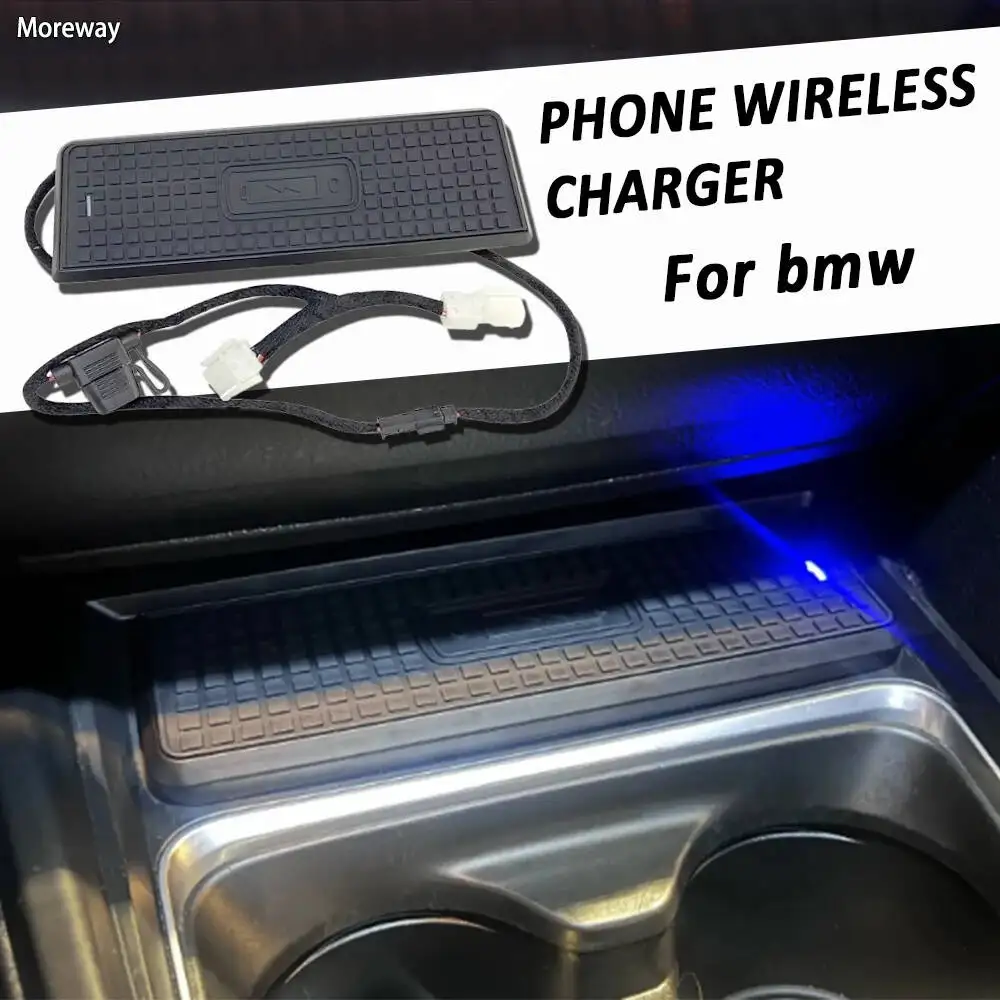 

Moreway Wireless charger For bmw 3 4 series f31 f30 f32 f33 f34 f36 f33 f35 m4 f82 Charging Pad phone Holder Car interior