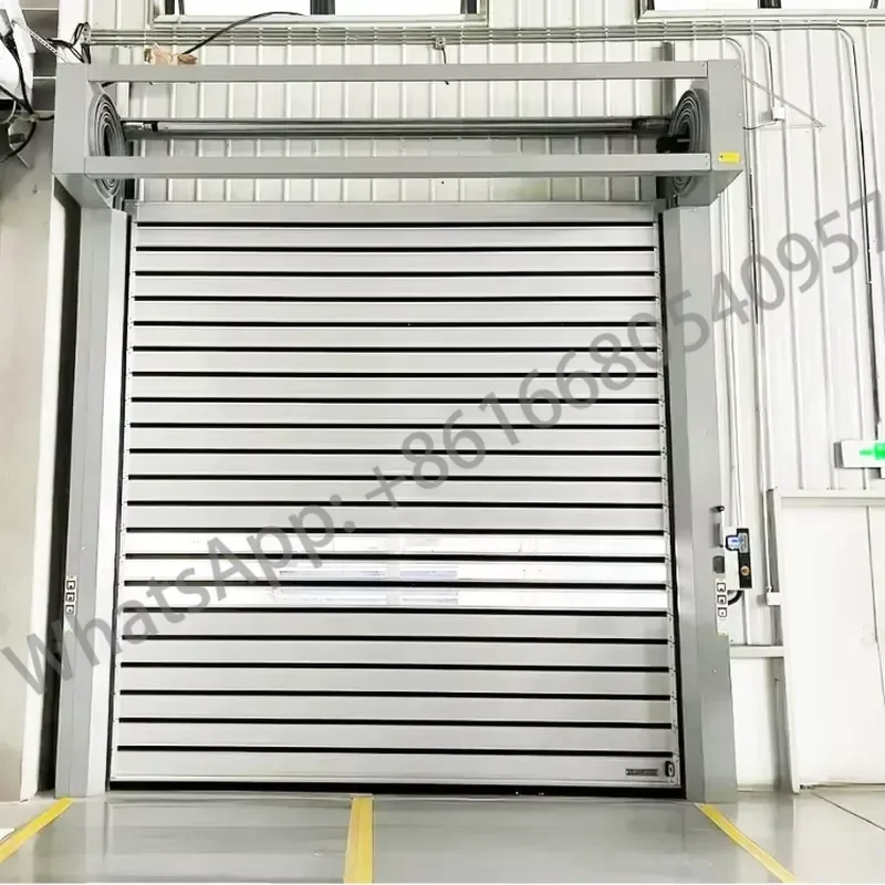 Modern Design Spiral Door Aluminum Spiral Insulated Shutter Door Suitable for Internal and External Logistics Channels