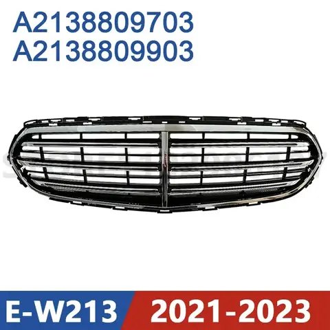 for 2021-2023 W213 Mercedes Benz E260 E300 Front Bumper Radiator Grill A2138809703 2138809703 A2138809903 2138809903