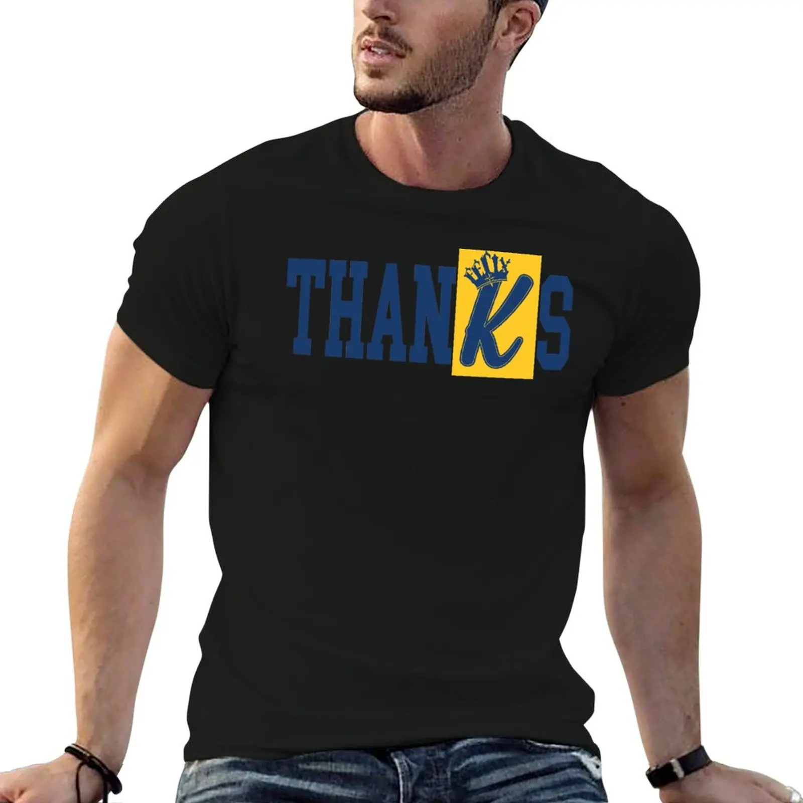 THANKS FELIX T-Shirt Soft Touch Basic Cotton T-Shirt