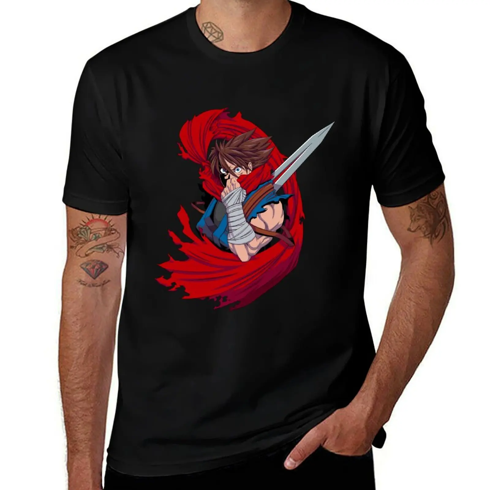 Strider Hiryu T-Shirt Heavy Duty Casual Work Tee