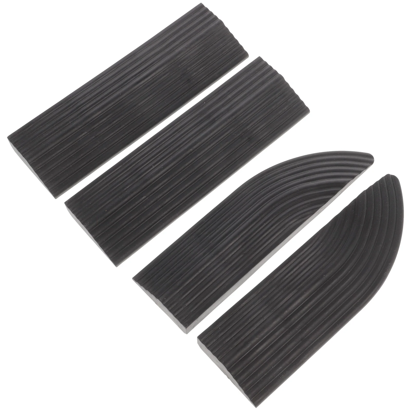 Household Indoor Sweeping Machine Threshold Strips Climbing Pad Step Slope (a Set of Black Strips) Entry Ramp Robot