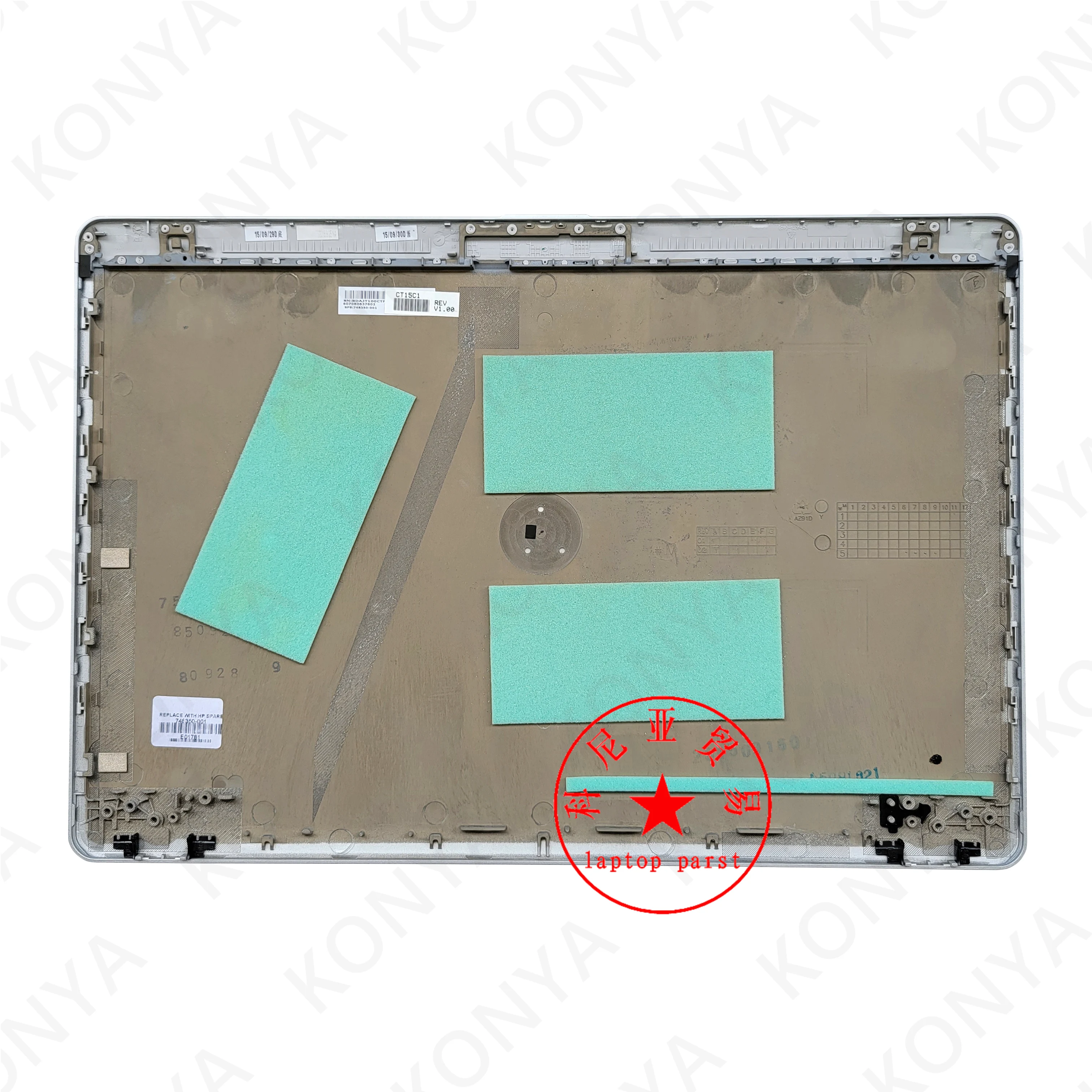 Imagem -03 - Original para hp hp Elitebook Folio 9470m 9480m Série Portátil Lcd Capa Traseira Moldura Dianteira Palmrest Case Inferior 748350001 Novo