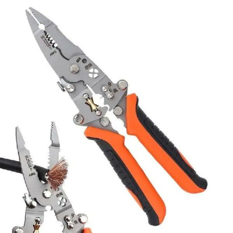 Wire Splicer Tool 12 In 1 Cable Stripper Multipurpose Specialized for peeling, dividing, and cutting wires for electricians