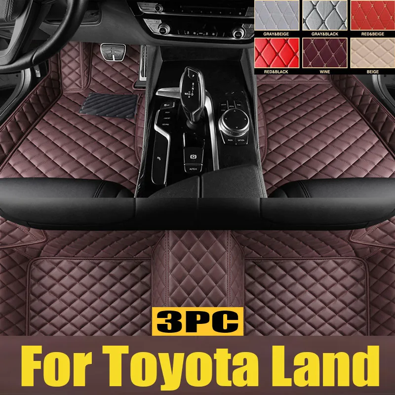 

for Toyota Land Cruiser LC300 7seat TPE 3D Car Floor Mats Trunk Pad Carpet Waterproof Protect trunk mat