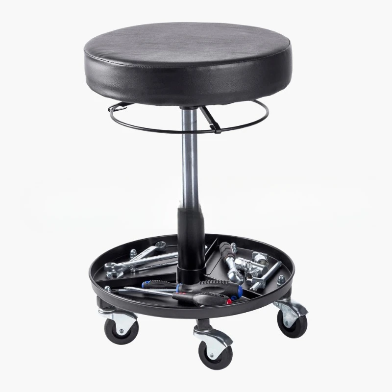 

Maintenance stool Tool stool Round seat stool with chassis with 360 ° casters